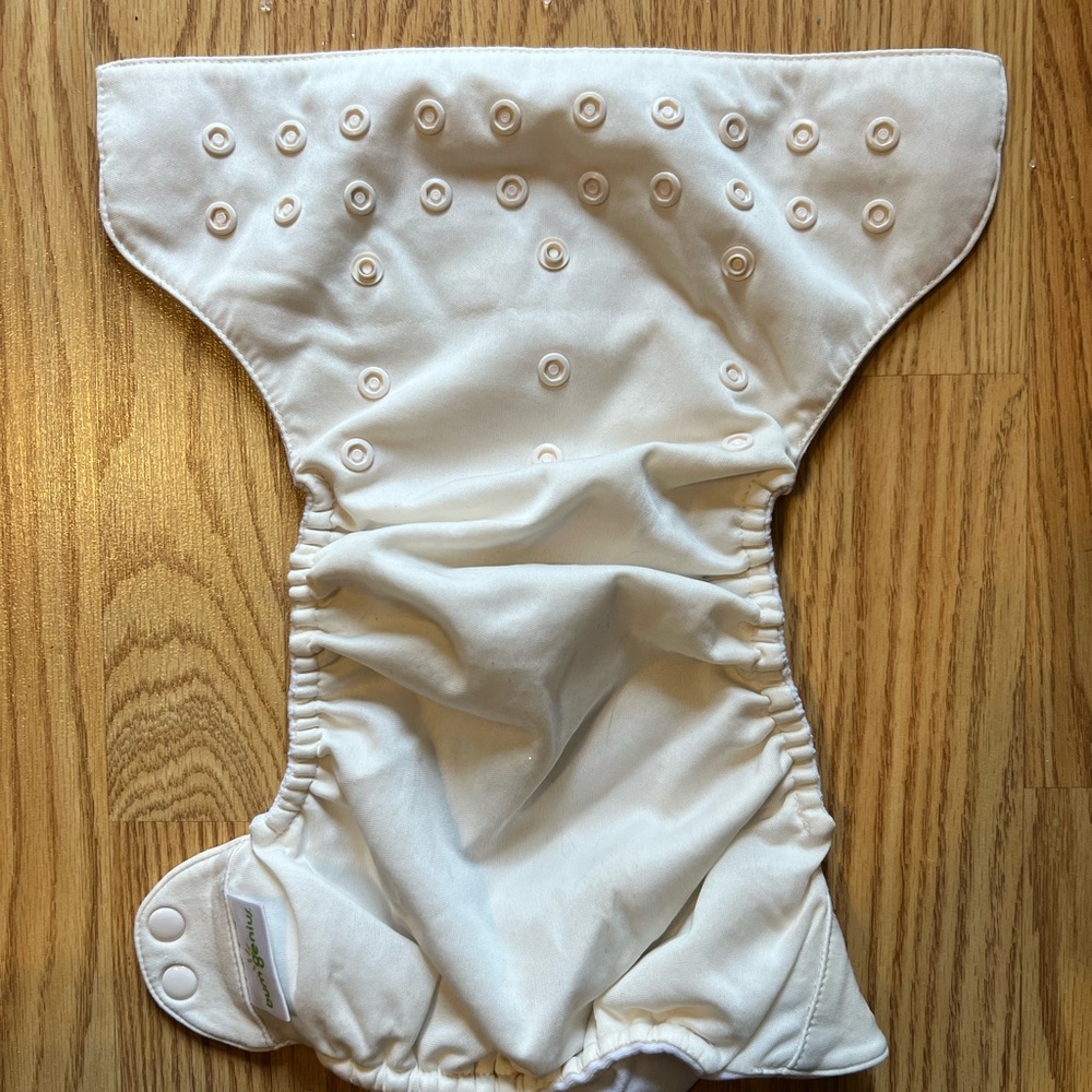 BumGenius Cloth Diaper Stash (30, multiple inserts, overnight inserts + sprayer)